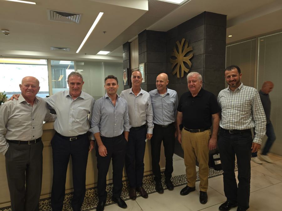 رئيس مجلس إدارة بنك هبوعليم يزور مجموعة العفيفي في الناصرة